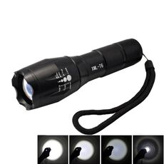 LT-XD 1 x CREE XML-T6 Torcia LED a luce bianca, 1800 LM 5 modalità (nero)