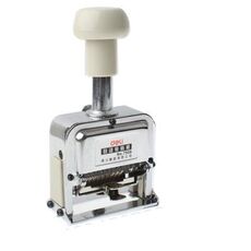 Numeratore automatico per materiali metallici ad alte prestazioni (9 codici) (argento)