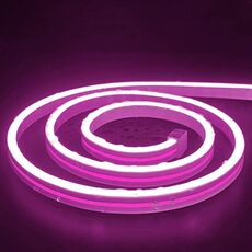 LIXINCORDA Striscia morbida in silicone neon flessibile con controllo tattile USB da 2 m 5 V (rosa)