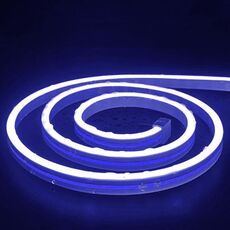 LIXINCORDA Striscia flessibile al neon in silicone flessibile con controllo tattile USB da 2 m 5 V (blu)
