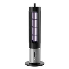 Trappola per mosche mute ricaricabile con lampada UV antizanzare D9 con temporizzazione a 3 velocità (nero)