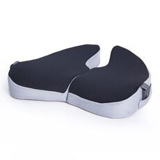 BEWALKER Cuscino da viaggio pieghevole Cuscino per sedia traspirante in memory foam (Nero)
