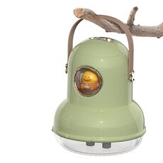 ICARER FAMILY IF-JS01 Umidificatore a doppio spray con luce notturna da tavolo con ricarica USB, Colore: verde (bambola)