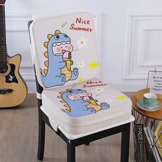 Cuscino rialzato portatile 2 in 1 per bambino, per tavolo da pranzo, stile: dinosauro gelato