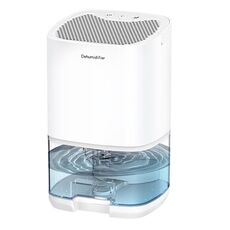 Deumidificatore d'aria da 1 litro 36 W per asciugare i panni umidi in casa con presa UK leggera a 7 colori (bianco)