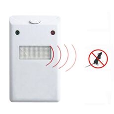 Repellente repellente per topi repellente per topi elettronico 220V, spina europea (bianco)