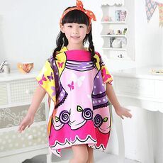 Asciugamano da spiaggia per bambini Mantello con cappuccio Kids Boy Girl Asciugamano da bagno per neonati Accappatoio assorbente Abbigliamento da bagno, Dimensioni: 60 x 120 cm, Adatto per altezza 1,2 mo meno