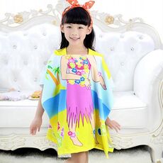 Asciugamano da spiaggia per bambini Mantello con cappuccio Kids Boy Girl Asciugamano da bagno per neonati Accappatoio assorbente Abbigliamento da bagno, Dimensioni: 60 x 120 cm, Adatto per altezza 1,2 mo meno