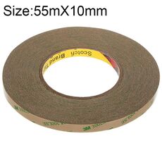 3M300LS 3M Super adesivo Nastro biadesivo trasparente ultrasottile e resistente alle alte temperature, dimensioni: 55 m x 10 mm