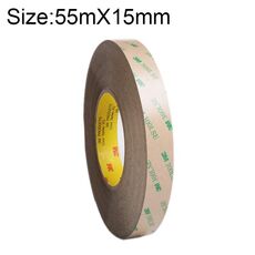 3M300LS 3M Super adesivo Nastro biadesivo trasparente ultrasottile e resistente alle alte temperature, dimensioni: 55 m x 15 mm