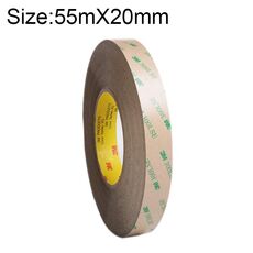 3M300LS 3M Super adesivo Nastro biadesivo trasparente ultrasottile e resistente alle alte temperature, dimensioni: 55 mx 20 mm