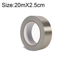 Panno adesivo in tessuto conduttivo biadesivo a trama liscia Panno adesivo monofacciale per schermatura EMI Riparazioni, dimensioni: 20 mx 2,5 cm