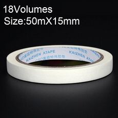 18 volumi ad alta adesione per decorazione a spruzzo per mascheratura da ufficio per scrivere bellissimo nastro di carta, dimensioni: 50 mx 15 mm