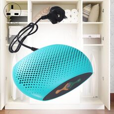 INVITOP Portable Household Guardaroba Piano Deumidificatore a prova di umidità Asciugatore idratante per aria Assorbitore di umidità, Spina UK (Verde)