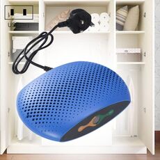 INVITOP Guardaroba per uso domestico portatile Piano Deumidificatore a prova di umidità Asciugatore idratante per aria Assorbitore di umidità, spina americana (blu)