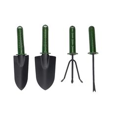 Attrezzi da giardino Giardinaggio Pala Forchetta Rastrello Manico in plastica Attrezzi da giardino Quattro set di attrezzi per piante da giardinaggio Set