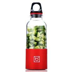 Bingo 500ml Mini portatile USB ricaricabile elettrico spremiagrumi frullatore per tazze, 22000 giri al minuto (rosso)