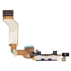 Cavo flessibile per porta di ricarica connettore dock originale per iPhone 4S (nero)