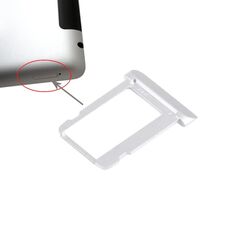 Supporto per vassoio per scheda SIM per iPad 2 versione 3G (argento)
