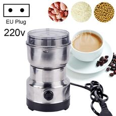 Macinacaffè multifunzionale Macinacaffè elettrico in acciaio inossidabile Smerigliatrice per erbe medicinali, spina europea