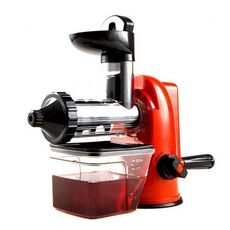 Multifunzione home manuale spremiagrumi Apple arancione wheatgrass portatile day spremiagrumi (rosso)