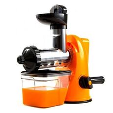 Spremiagrumi manuale multifunzione per uso domestico Apple Orange Wheatgrass Spremiagrumi portatile fai-da-te (giallo)