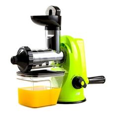 Spremiagrumi manuale multifunzione per uso domestico Apple Orange Wheatgrass Spremiagrumi portatile fai-da-te (verde)