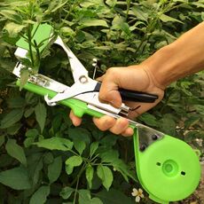 Strumento per nastro agricolo Macchina per legare a mano Strumento per nastro per piante da giardino Macchina per tapener Macchina per nastro adesivo (verde)