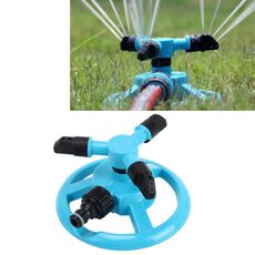 Ugello rotante automatico da giardino Irrigatore automatico rotante da 360 gradi Ugello per irrigazione da giardino Ugello per irrigazione con connettore per tubo dell'acqua da 3/4 pollici
