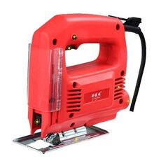 Seghetto alternativo 220V Sega elettrica Lavorazione del legno Utensili elettrici Seghe a mano multifunzione Seghe a mano Sega per legno con laser (2 lame) senza guida, spina europea