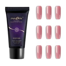 30g Colla per unghie Manicure Art Colla a estensione rapida Gel indolore Crema per fototerapia per ricostruzione unghie rimovibile