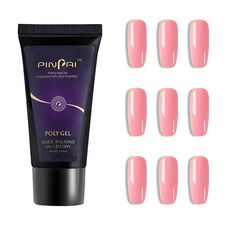 30g Colla per unghie Manicure Art Colla a estensione rapida Gel indolore Crema per fototerapia per ricostruzione unghie rimovibile