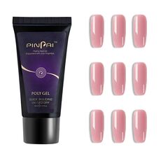 30g Colla per unghie Manicure Art Colla a estensione rapida Gel indolore Crema per fototerapia per ricostruzione unghie rimovibile