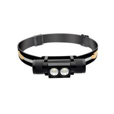 D25 10W 2 x XML-2 IPX6 Luce per archetto impermeabile, Faro a LED da esterno regolabile con ricarica USB 2400 LM