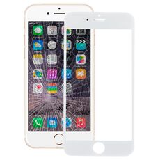 Lente esterna in vetro per schermo anteriore per iPhone 6 (bianco)
