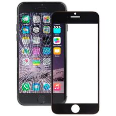 Lente esterna in vetro per schermo anteriore per iPhone 6 Plus (nera)