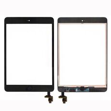 Touch Screen Digitizer + Chip IC + Control Flex Assembly per iPad mini e iPad mini 2 (nero)