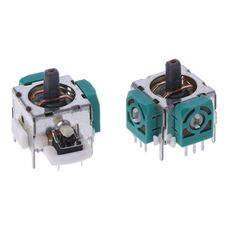 Leva di comando joystick versione OEM (albero spesso) 3D verde per XBOX / PS2