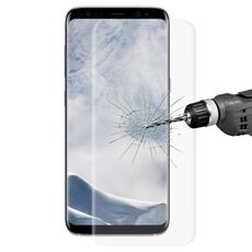 ENKAY Hat-Prince per Galaxy S8 + / G9550 0.26mm 9H Durezza superficiale 3D Schermo intero a prova di esplosione Pellicola curvo Curva a colori in vetro temperato (trasparente)