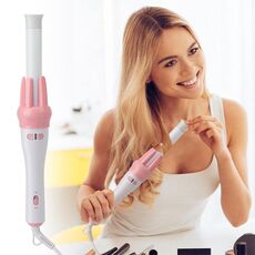 Strumento per lo styling dei capelli con ferri arricciacapelli automatico in ceramica