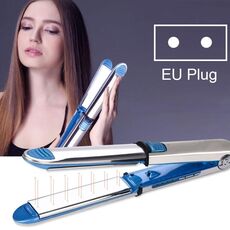 Piastra per capelli in titanio da 2 pezzi Flat Iron (EU)