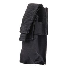 M5 Custodia protettiva per torcia portatile multifunzionale per sport all'aria aperta Mini, dimensioni: 15 x 4,7 x 2 cm (nero)