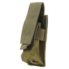 M5 Custodia protettiva / borsa per torcia portatile multifunzione per sport all'aria aperta Mini, dimensioni: 15 x 4,7 x 2 cm (verde)