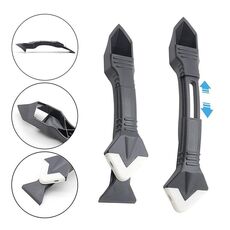 2 PCS Sigillante siliconico Finitura Pulizia Mastice per pareti in vetro Strumento multifunzionale per calafataggio Coner in marmo
