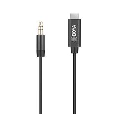 Cavo di prolunga maschio BOYA BY-K2 da tipo C a TRS da 3,5 mm