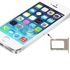 Supporto originale per vassoio per scheda SIM per iPhone 5S (oro)