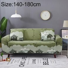 Divano Coperchi All-inclusive resistente antiscivolo Elastico Elastico Completo Cover Cover Cover Cover e cuscino, Specifica: Due sedile + 2 PCS Case (Campagna)