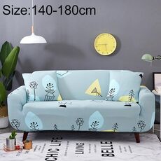 Sofa Coperture All-inclusive resistente alla sezione antiscivolo Elastic Cover Cover Cover Cover Cover e cuscinetto, Specifica: Due sedile + 2 PCS Cassa dei cuscinetti (albero Wishing)