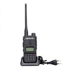 Retevis RT85 UE FREQUENZA 136.000-174.000 MHz + 400.000-470.000 MHz 200CS Dual Band Digital Due Way Radio Handheld Walkie Talkie (Nero)