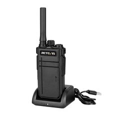 Retevis RB637 FREQUENZA UE PMR446 16CHS Licenza-Free Blue Way Radio Bluetooth Walkie Talkie (nero)